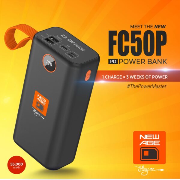 FC50P 50000mAh PD Power Bank