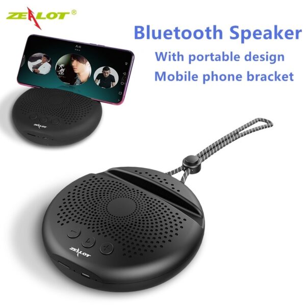 Zealot S24 Portable Bluetooth Speaker With FM Radio