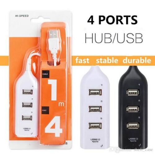 High Speed Power Usb Adapter With 4 Ports For Computer Connectivity