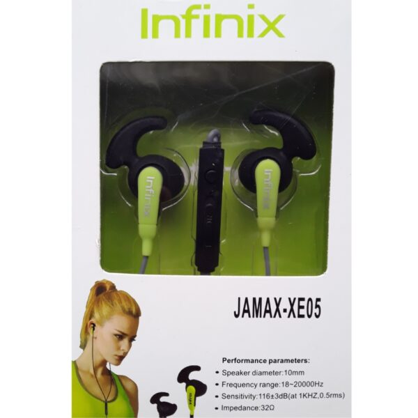 Infinix HD Earphone - Black