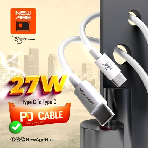 newage 27w type c to type c cable